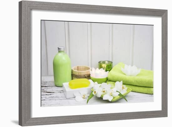 Still Life, Green, Fountainness, Bath-Andrea Haase-Framed Photographic Print