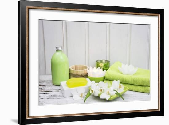 Still Life, Green, Fountainness, Bath-Andrea Haase-Framed Photographic Print