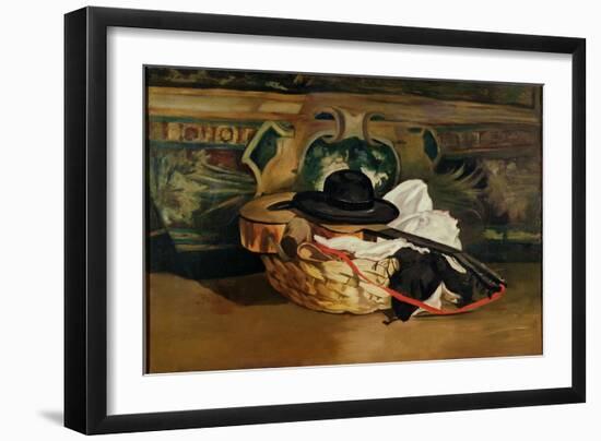 Still Life: Guitar and Sombrero, 1862-Edouard Manet-Framed Giclee Print