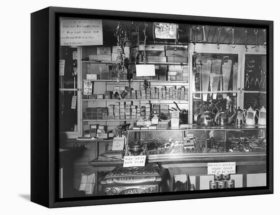 Still Life Hardware Store, Ca. 1905.-Kirn Vintage Stock-Framed Premier Image Canvas