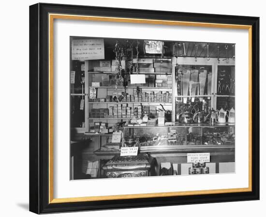 Still Life Hardware Store, Ca. 1905.-Kirn Vintage Stock-Framed Photographic Print