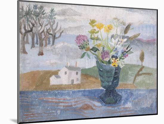 Still Life in a Bankshead Window, 1928 (Oil on Canvas)-Christopher Wood-Mounted Giclee Print