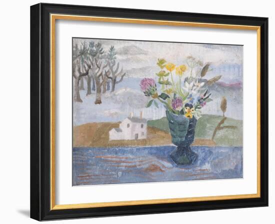Still Life in a Bankshead Window, 1928 (Oil on Canvas)-Christopher Wood-Framed Giclee Print