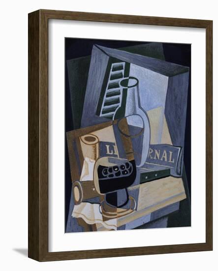 Still life in Front of a Window, 1922-Juan Gris-Framed Giclee Print