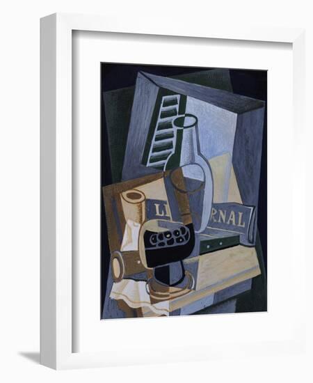 Still life in Front of a Window, 1922-Juan Gris-Framed Giclee Print