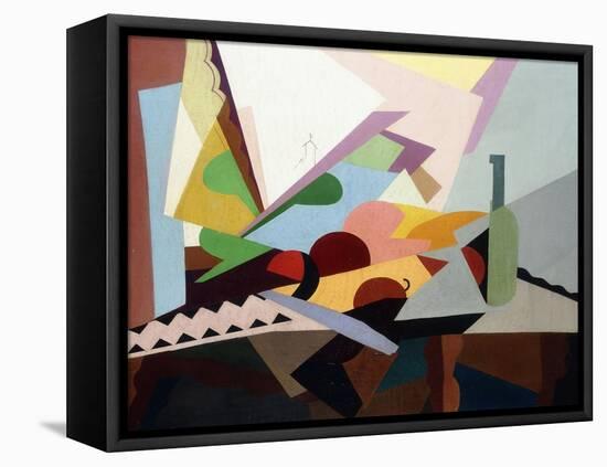 Still-Life in Front of a Window, C.1922-Georges Valmier-Framed Premier Image Canvas