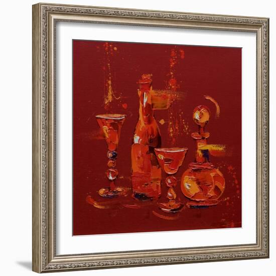 Still Life in Red, 2005-Penny Warden-Framed Giclee Print