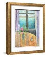Still Life in Window with Camellia, 2012-Ruth Addinall-Framed Giclee Print