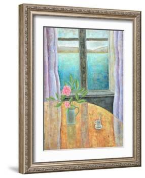 Still Life in Window with Camellia, 2012-Ruth Addinall-Framed Giclee Print