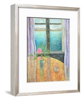 Still Life in Window with Camellia, 2012-Ruth Addinall-Framed Giclee Print