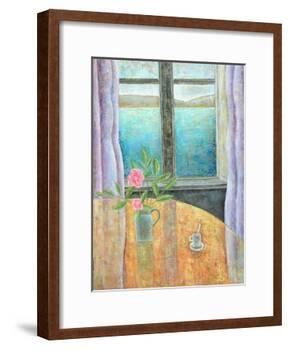 Still Life in Window with Camellia, 2012-Ruth Addinall-Framed Giclee Print