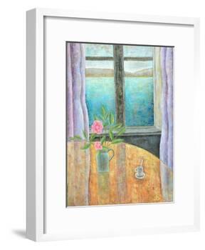 Still Life in Window with Camellia, 2012-Ruth Addinall-Framed Giclee Print