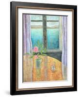Still Life in Window with Camellia, 2012-Ruth Addinall-Framed Giclee Print
