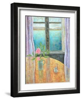Still Life in Window with Camellia, 2012-Ruth Addinall-Framed Giclee Print