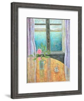 Still Life in Window with Camellia, 2012-Ruth Addinall-Framed Giclee Print