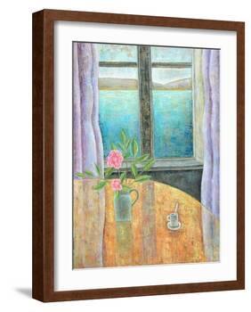 Still Life in Window with Camellia, 2012-Ruth Addinall-Framed Giclee Print
