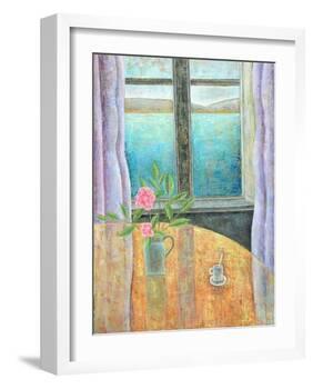 Still Life in Window with Camellia, 2012-Ruth Addinall-Framed Giclee Print