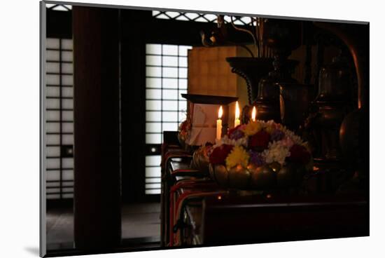 Still Life Inside of Japanese Temple-Ryuji Adachi-Mounted Art Print