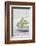 Still Life, Ivy Blossoms, Green, Stone Cup, Grey, White-Andrea Haase-Framed Photographic Print