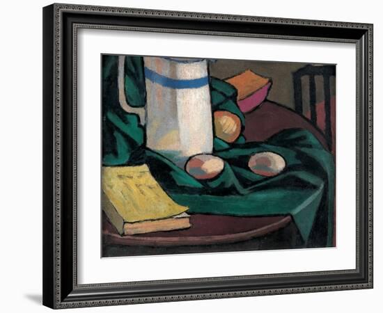 Still Life: Jug and Eggs, 1911-Roger Eliot Fry-Framed Giclee Print