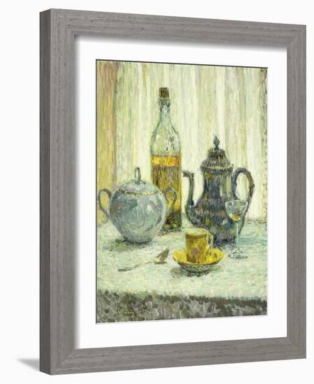 Still-Life; Nature Morte, 1917-Henri Eugene Augustin Le Sidaner-Framed Giclee Print