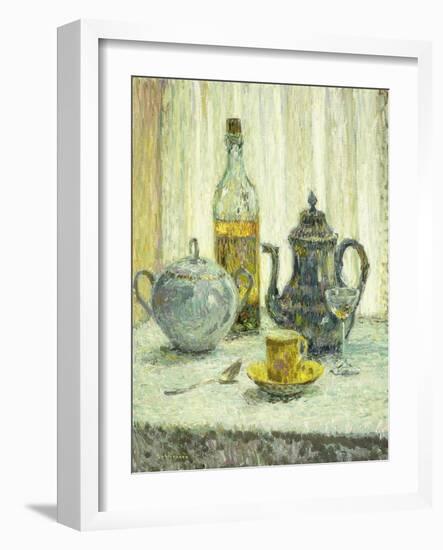 Still-Life; Nature Morte, 1917-Henri Eugene Augustin Le Sidaner-Framed Giclee Print