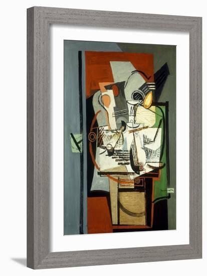 Still Life; Nature Morte, C.1930-Louis Marcoussis-Framed Giclee Print