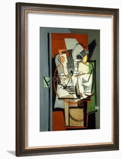 Still Life; Nature Morte, C.1930-Louis Marcoussis-Framed Giclee Print