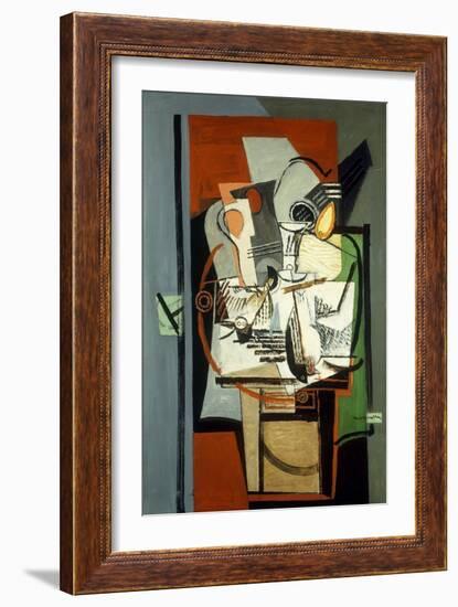 Still Life; Nature Morte, C.1930-Louis Marcoussis-Framed Giclee Print