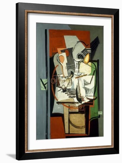 Still Life; Nature Morte, C.1930-Louis Marcoussis-Framed Giclee Print