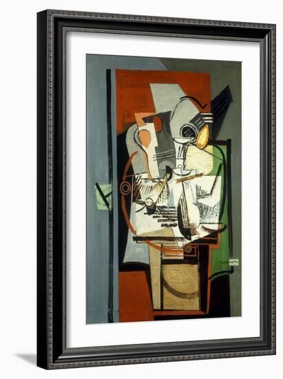 Still Life; Nature Morte, C.1930-Louis Marcoussis-Framed Giclee Print