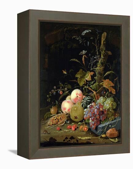 Still Life of a Forest Floor-Abraham Mignon-Framed Premier Image Canvas