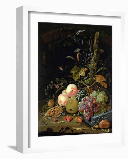 Still Life of a Forest Floor-Abraham Mignon-Framed Giclee Print