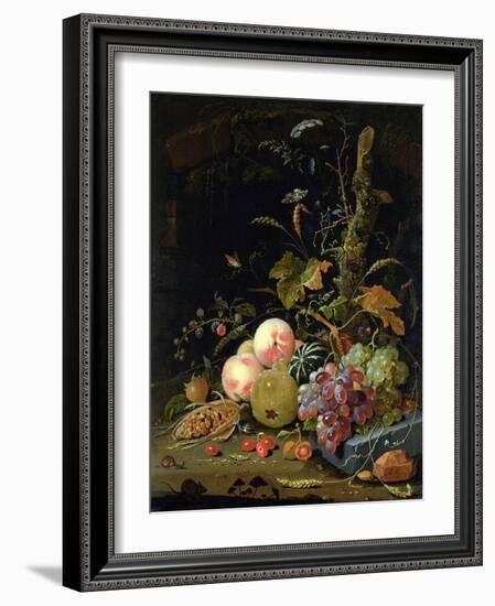 Still Life of a Forest Floor-Abraham Mignon-Framed Giclee Print