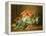 Still Life of Artichokes, Cabbages and Peaches-Jean Jacques Spoede-Framed Premier Image Canvas