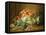 Still Life of Artichokes, Cabbages and Peaches-Jean Jacques Spoede-Framed Premier Image Canvas