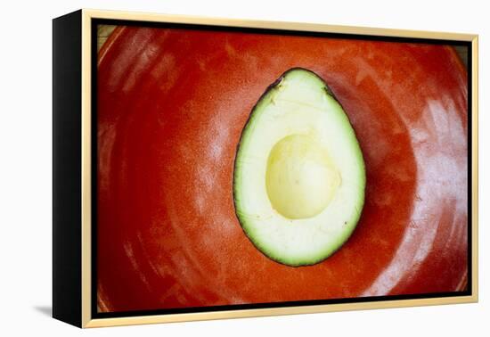 Still Life Of Avocado-Justin Bailie-Framed Premier Image Canvas