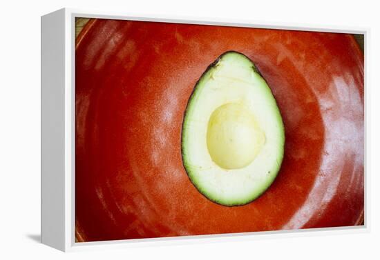 Still Life Of Avocado-Justin Bailie-Framed Premier Image Canvas