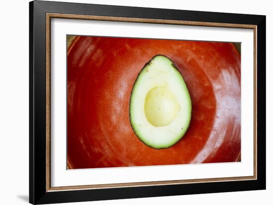 Still Life Of Avocado-Justin Bailie-Framed Photographic Print