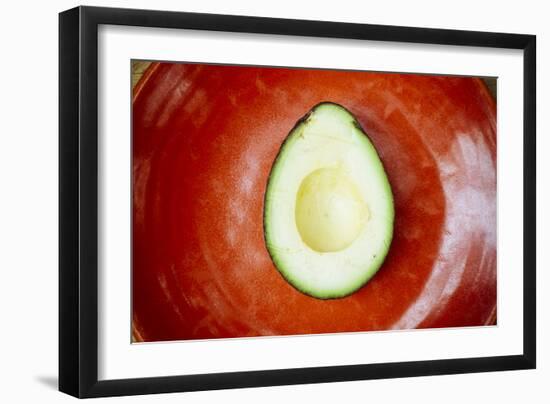Still Life Of Avocado-Justin Bailie-Framed Photographic Print