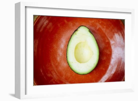 Still Life Of Avocado-Justin Bailie-Framed Photographic Print