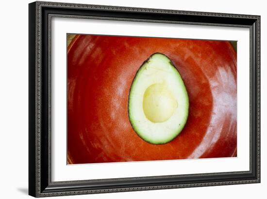 Still Life Of Avocado-Justin Bailie-Framed Photographic Print