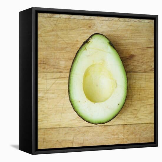 Still Life Of Avocado-Justin Bailie-Framed Premier Image Canvas