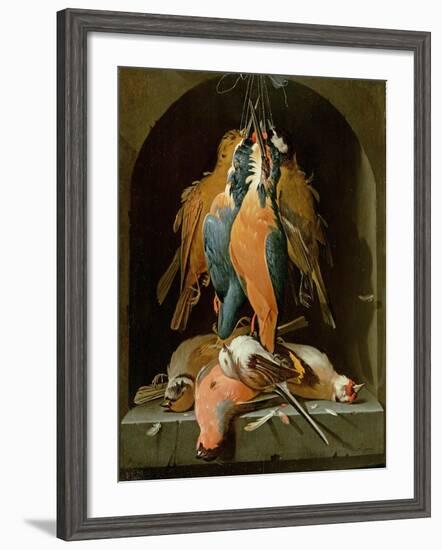 Still Life of Birds-Abraham Mignon-Framed Giclee Print