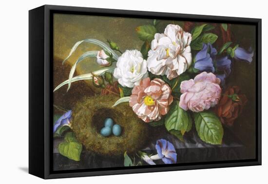 Still Life of Camelias-Woodleigh Marx Hubbard-Framed Premier Image Canvas