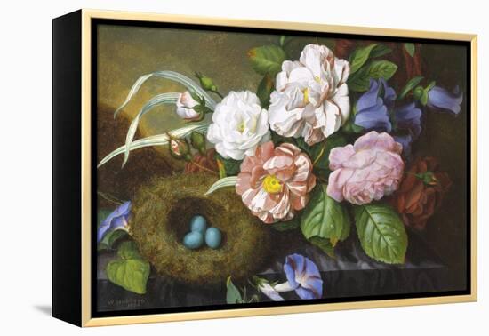 Still Life of Camelias-Woodleigh Marx Hubbard-Framed Premier Image Canvas