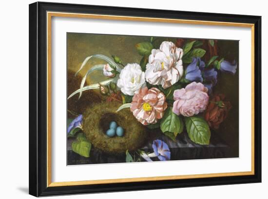 Still Life of Camelias-Woodleigh Marx Hubbard-Framed Premium Giclee Print