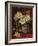 Still Life of Christmas Roses and Holly-Albert Williams-Framed Giclee Print