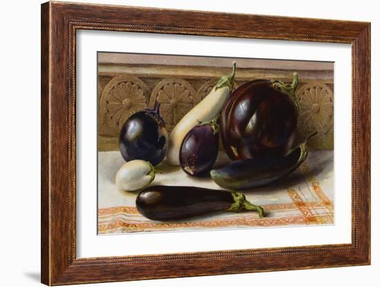 Still Life of Eggplant-null-Framed Giclee Print