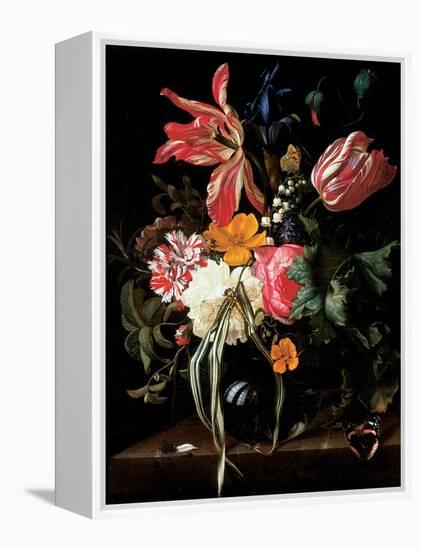 Still Life of Flowers, 1669-Maria Van Oosterwyck-Framed Premier Image Canvas